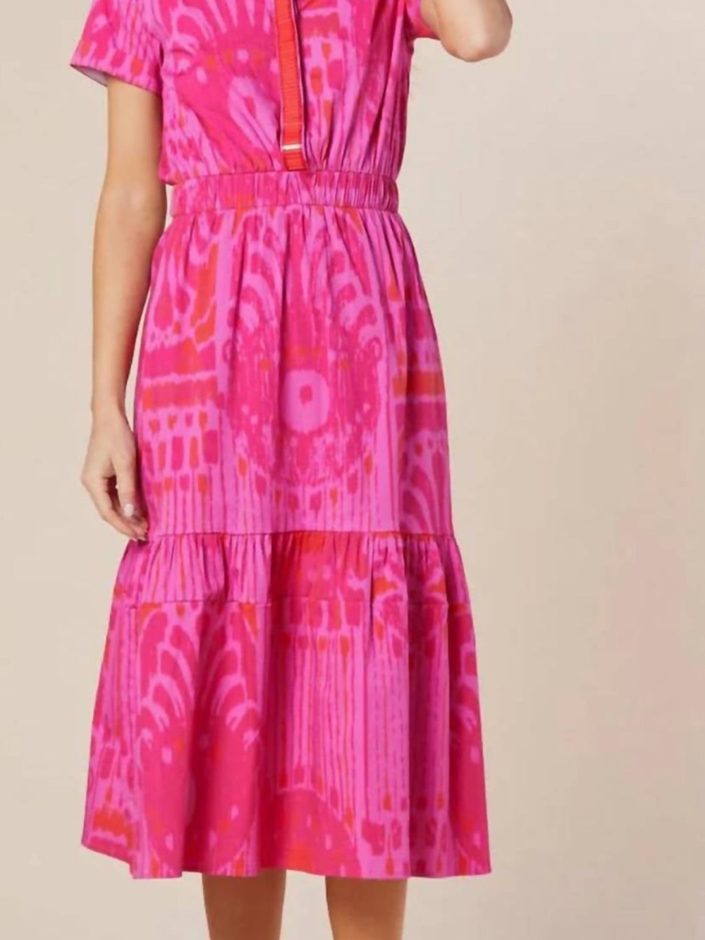 Sheridan French Gwyneth Hot Moroccan midi dress XS